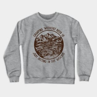 Just Sitting in the Woods Crewneck Sweatshirt